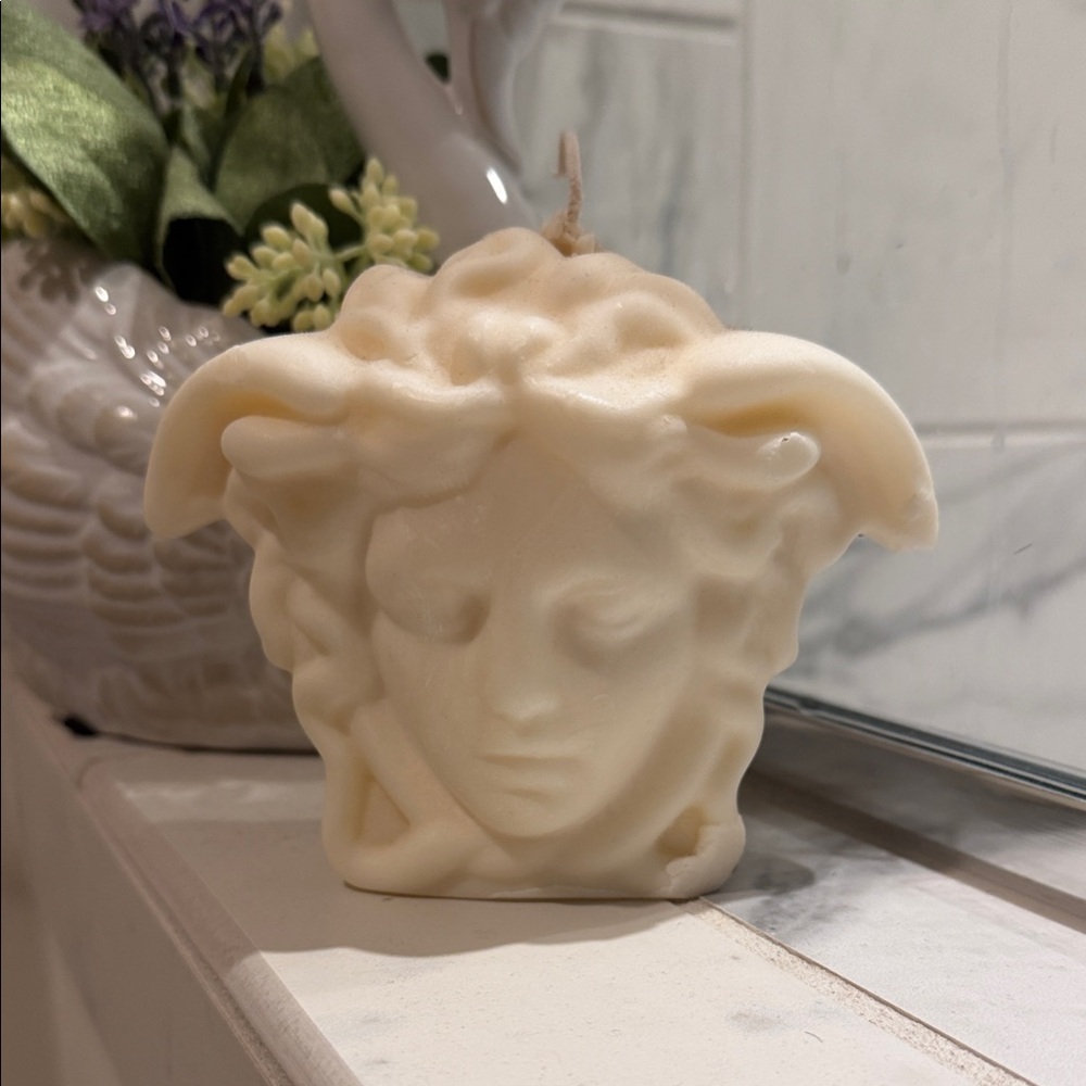Medusa Sculpture Wax Candle